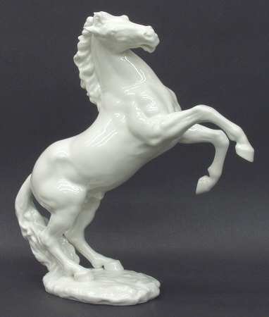 Horses Stallion Rearing-White - Boxed