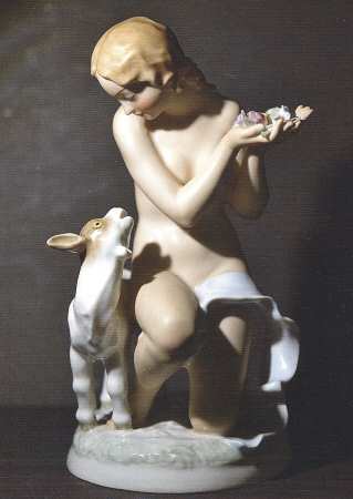 Nudes Girl W/Goat - No Box