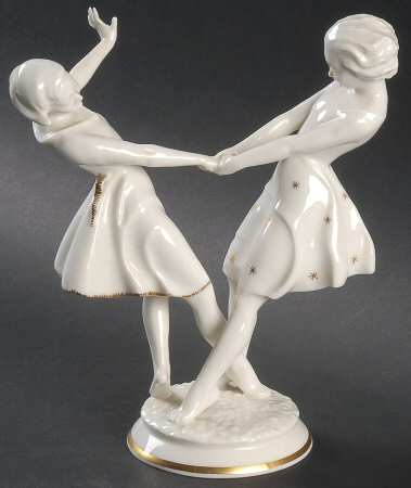 Children Playmates-White W/Gold - Boxed