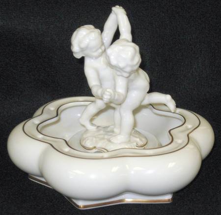 Giftware Cupid Centerpiece W/Flower Bowl - No Box