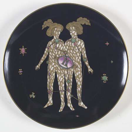 Zodiac Plate Gemini - No Box
