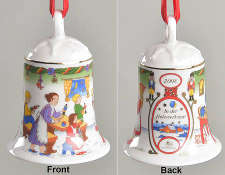 Annual China Christmas Bell The Woodwork Shop - Boxed
