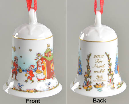 Annual China Christmas Bell In The Northern Forest - No Box
