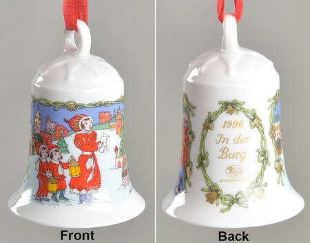 Annual China Christmas Bell In The Castle - No Box
