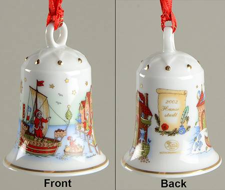Annual China Christmas Bell Hanseatic Town - No Box