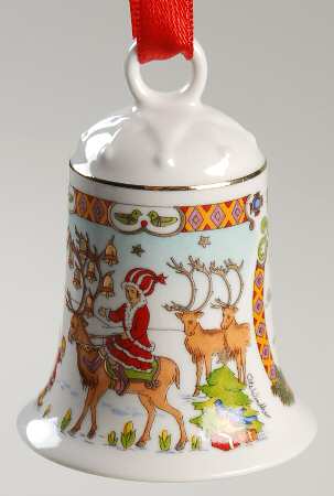 Annual China Christmas Bell The Reindeer - Boxed