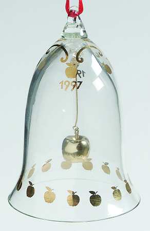 Christmas Bell 1997 Apple - No Box by Holmegaard