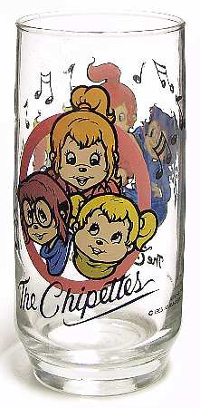 Chipmunks Glasses Chipettes - No Box
