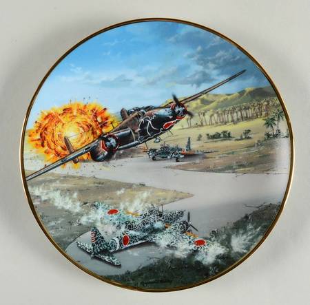 Great Fighter Planes of World War II Bats Out Of Hell - No Box by Hamilton Collection