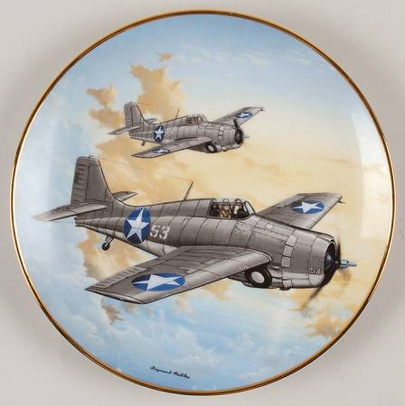 Great Fighter Planes of World War II F-4f Wildcat - No Box by Hamilton Collection