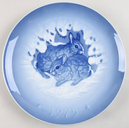 Annual Gunter Granget Blue & White Astonished-Rabbits - Boxed