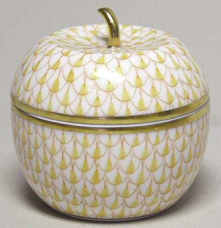 Boxes Apple Shaped Box-Yellow - No Box