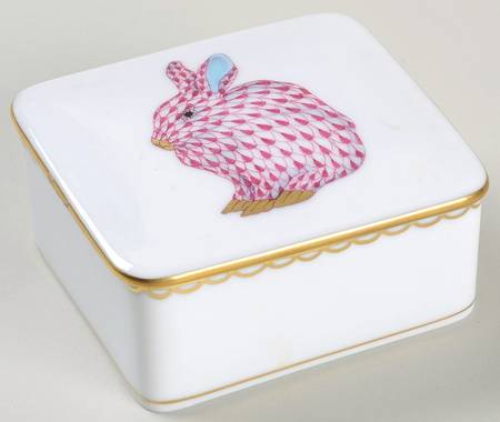 Boxes Bunny Sitting Box - Raspberry  - No Box