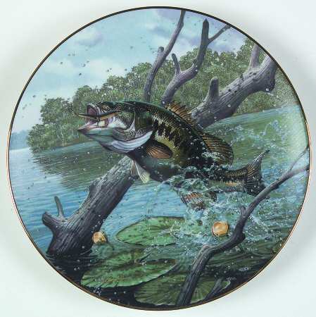 The Anglers Prize Trophy Bass - With Box