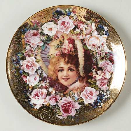 Romantic Victorian Keepsakes Bonnets And Bouquets - No Box by Hamilton Collection