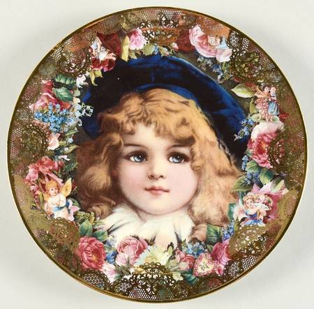 Romantic Victorian Keepsakes Bonnie Blue Eyes - No Box by Hamilton Collection