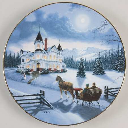 Scenes of An American Christmas by Hamilton Collection