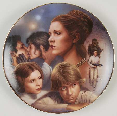 Star Wars Heros & Villains Princess Leia - No Box by Hamilton Collection