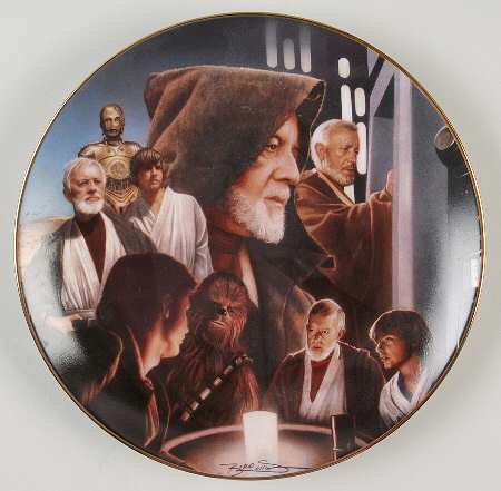 Star Wars Heros & Villains Obi-Wan Kenobi - No Box by Hamilton Collection