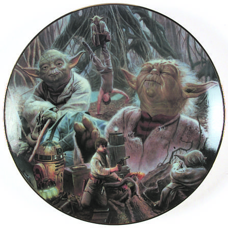 Star Wars Heros & Villains Yoda - No Box by Hamilton Collection