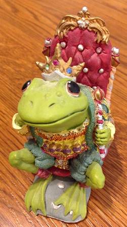 Camelot Frogs King Ribbit - No Box by Hamilton Collection
