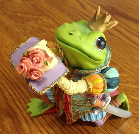 Camelot Frogs Sir Hop A Lot - No Box by Hamilton Collection