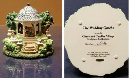 Cherished Teddies Village The Wedding Gazebo - No Box