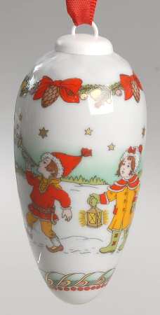 Annual China Pine Cone Ornament by Hutschenreuther