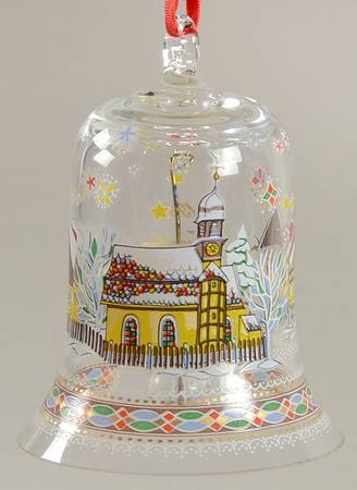 Annual Crystal Christmas Bell by Hutschenreuther