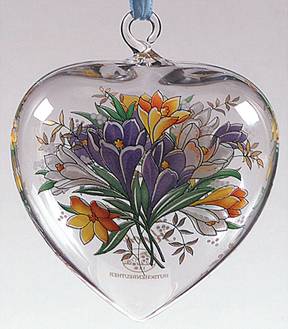 Annual Crystal Spring Heart 2001 Spring Heart - Boxed