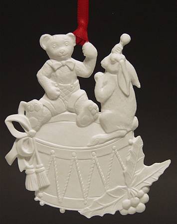 White Christmas Drum - Boxed