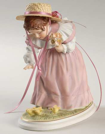Collector Club-Maud Humphrey Bogart Little Chickadees  (Porcelain) - Boxed by Hamilton Collection