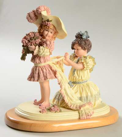 Collector Club-Maud Humphrey Bogart Playing Bridesmaid - No Box by Hamilton Collection
