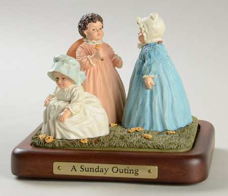 Collector Club-Maud Humphrey Bogart A Sunday Outing - No Box by Hamilton Collection