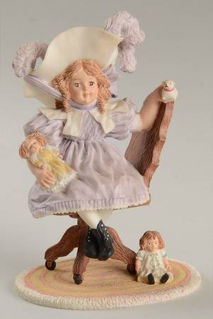 Collector Club-Maud Humphrey Bogart Sitting Pretty-1993 Member's Only - Boxed by Hamilton Collection
