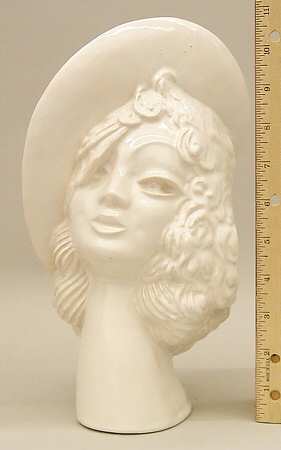 Haeger Head Vase Nouveau Lady - No Box