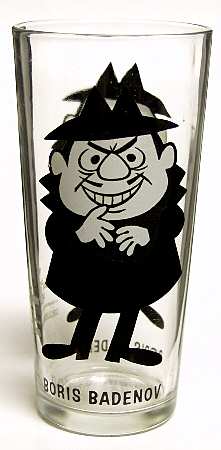 Rocky and Bullwinkle Boris Badenov-12 Oz - No Box