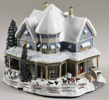 Thomas Kinkades Village Christmas Holiday Bed And Breakfast - No Box