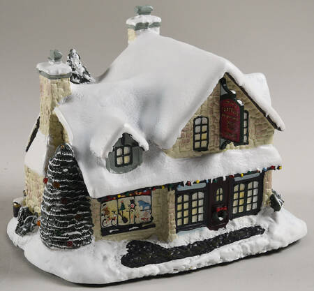 Thomas Kinkades Village Christmas Santa's Workshop Toys - No Box