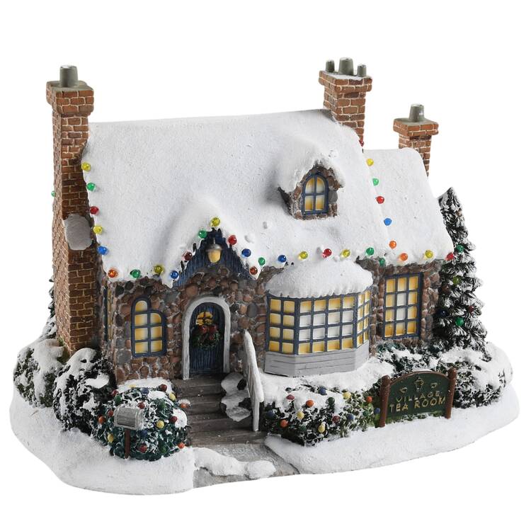 Thomas Kinkades Village Christmas Village Tea Room - No Box