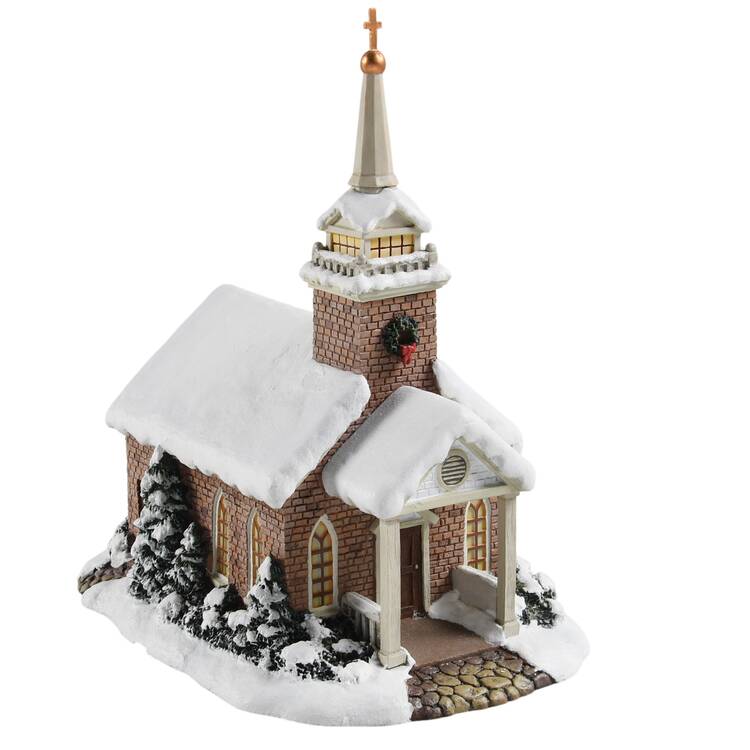 Thomas Kinkades Village Christmas Serenity Chapel - No Box