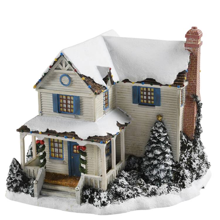 Thomas Kinkades Village Christmas Victoria's Christmas - No Box