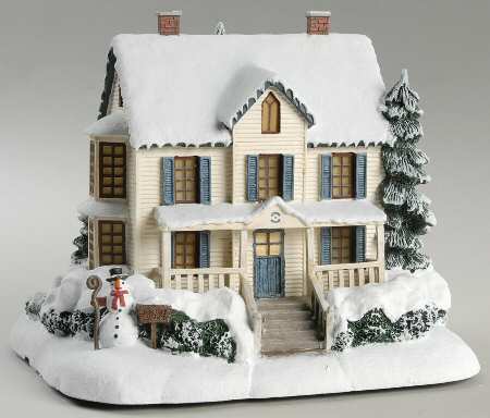 Thomas Kinkades Village Christmas Doctor's Office - No Box