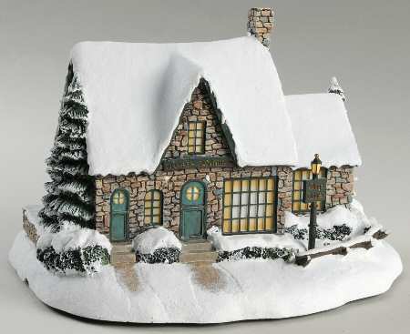 Thomas Kinkades Village Christmas Village Clothier - No Box
