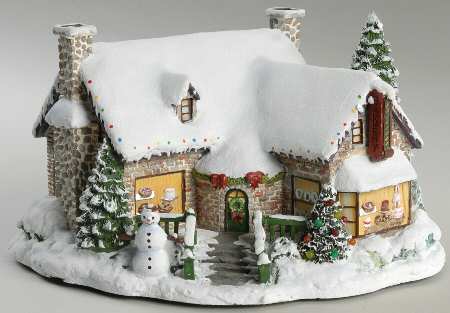 Thomas Kinkades Village Christmas Yuletide Bakery - No Box