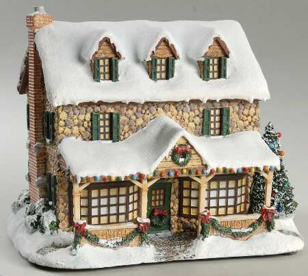 Thomas Kinkades Village Christmas From The Heart Gifts - No Box