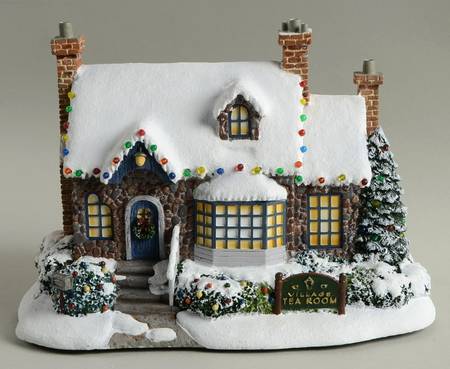 Thomas Kinkades Village Christmas Village Tea Room - No Box