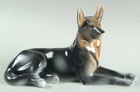 Hollohaza Figurines German Shepherd - With Box