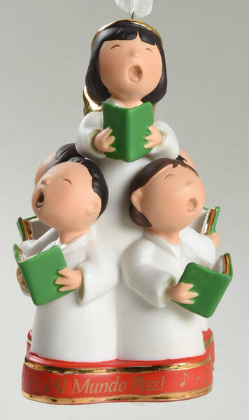 2004 Hallmark Christmas Ornaments Al Mundo Paz - Boxed