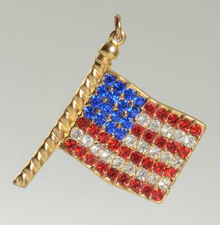 2004 Hallmark Christmas Ornaments Star Spangled Banner-Mini - No Box
